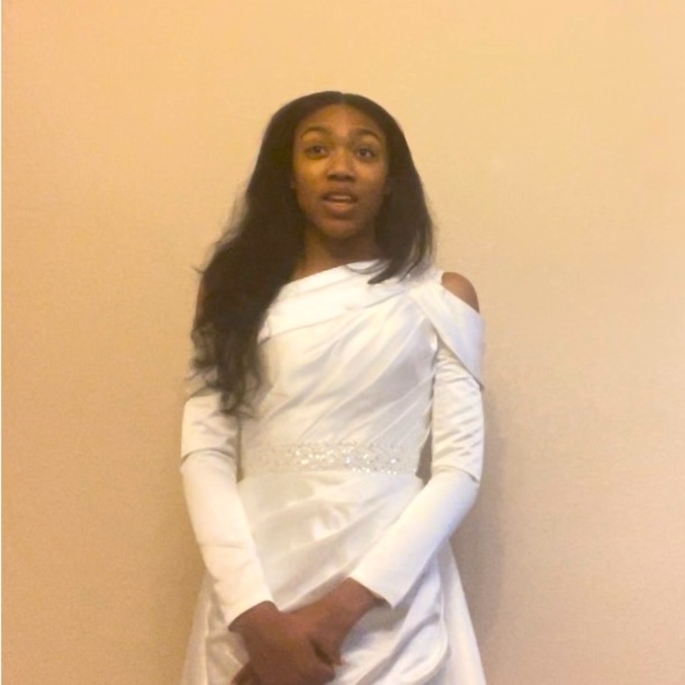 White dress